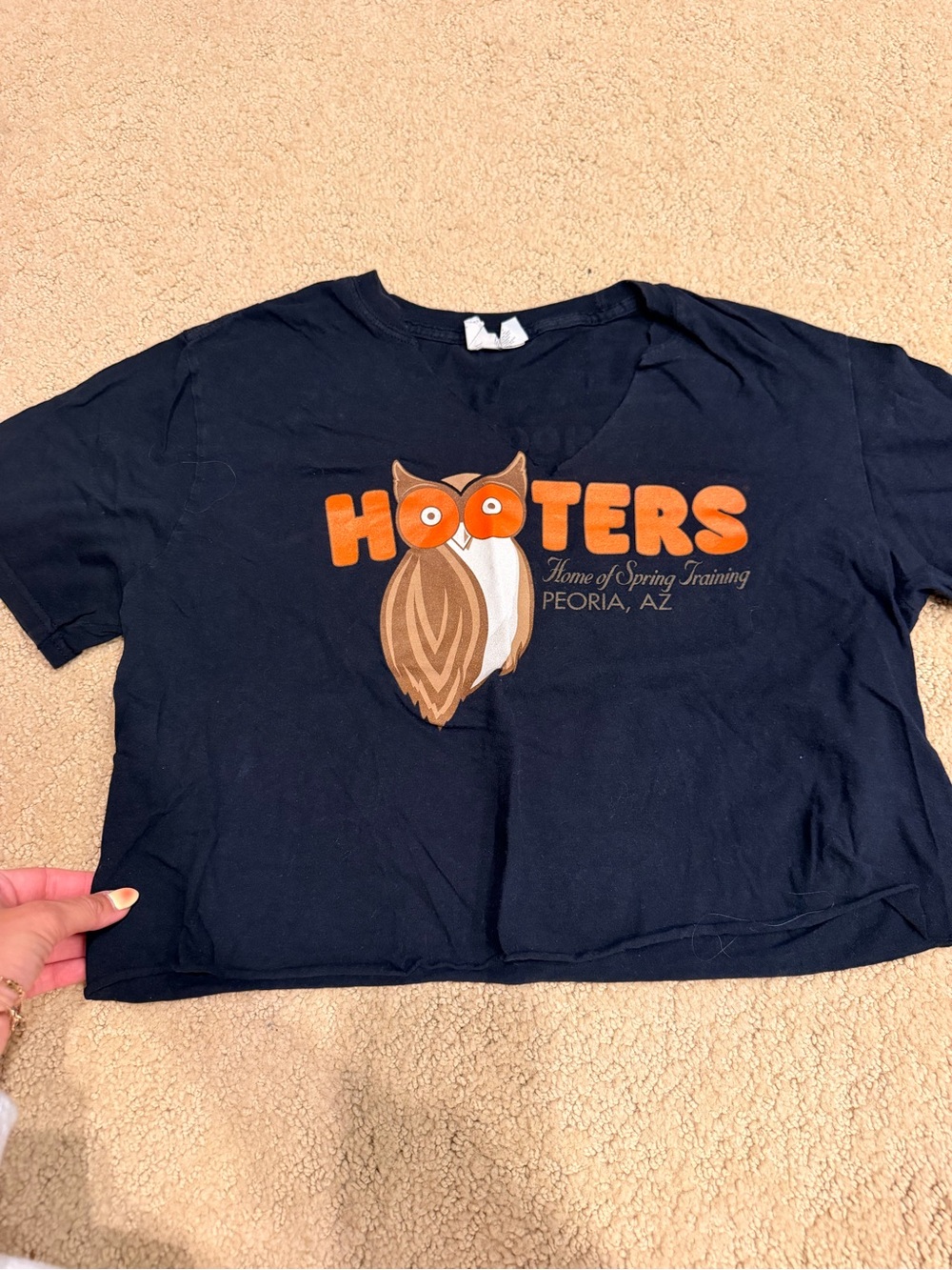 Hooters crop top